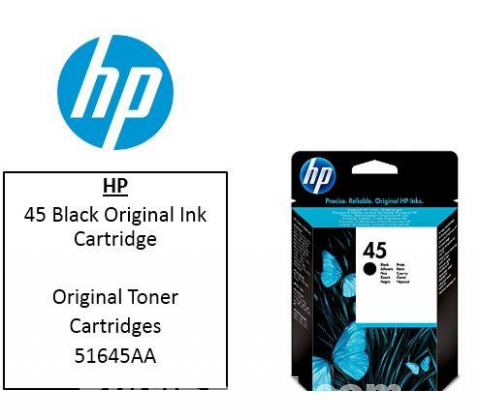 HP 45 Black Replacement Ink Cartridge